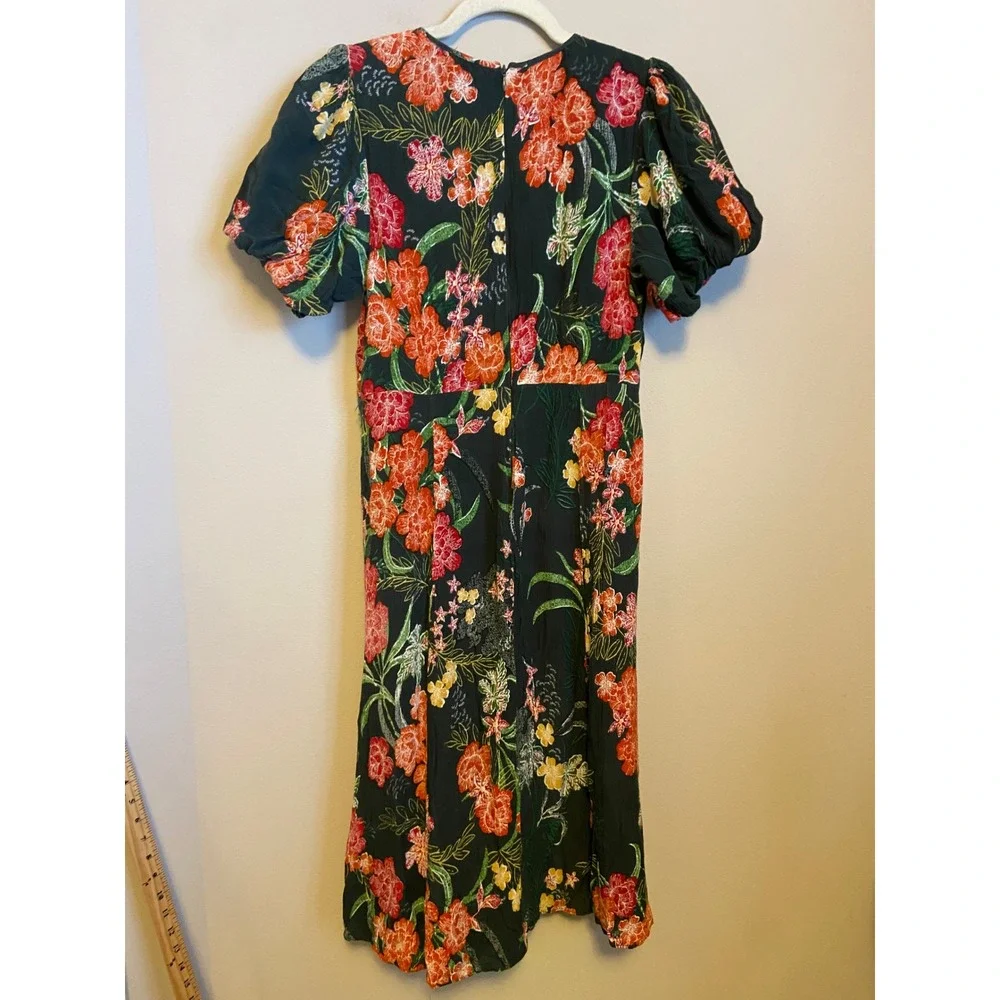 Walter Baker‎ Wanita Rain Forest Midi Dress Size Large